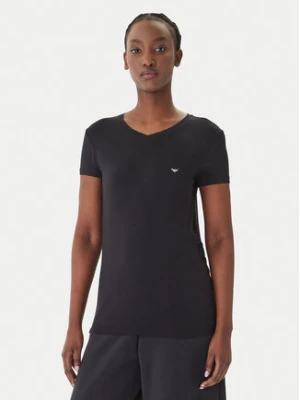 Emporio Armani T-Shirt EW000409 AF19024 UC001 Czarny Regular Fit
