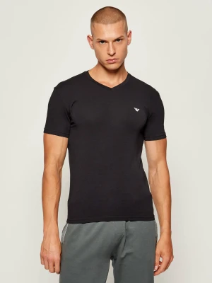 Emporio Armani T-shirt | Fitted fit czarny