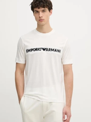 Emporio Armani t-shirt męski z lyocellem