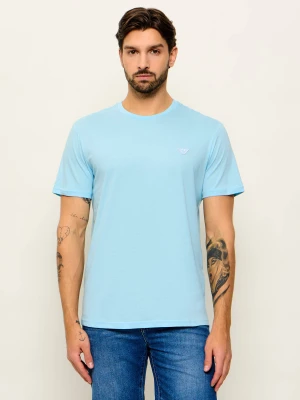 Emporio Armani T-shirt | Regular Fit niebieski