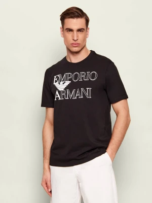 Emporio Armani T-shirt | Regular Fit czarny