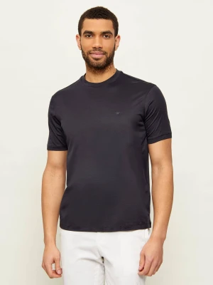 Emporio Armani T-shirt | Regular Fit granatowy