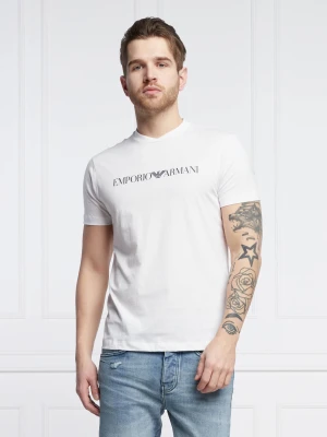 Emporio Armani T-shirt | Regular Fit biały