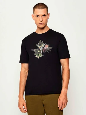 Emporio Armani T-shirt | Regular Fit czarny