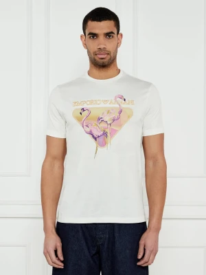 Emporio Armani T-shirt | Regular Fit biały