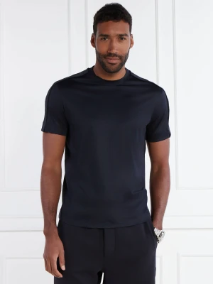 Emporio Armani T-shirt | Regular Fit granatowy