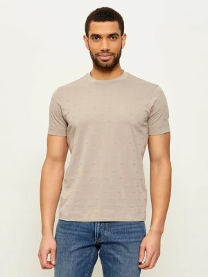 Emporio Armani T-shirt | Slim Fit beżowy