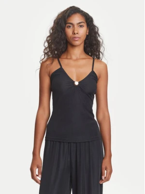 Emporio Armani Top EW001292 AF12206 FC043 Czarny Slim Fit