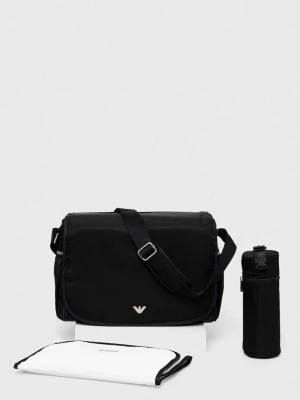 Emporio Armani torba do wózka z funkcją przewijania czarny