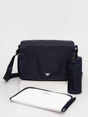 Emporio Armani torba do wózka z funkcją przewijania granatowy