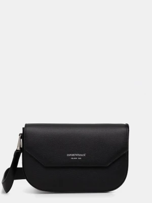 Emporio Armani torebka crossbody damska skórzana czarny