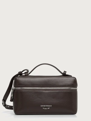 Emporio Armani torebka damska skórzana brązowy