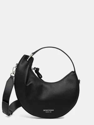 Emporio Armani torebka hobo damska skórzana czarny