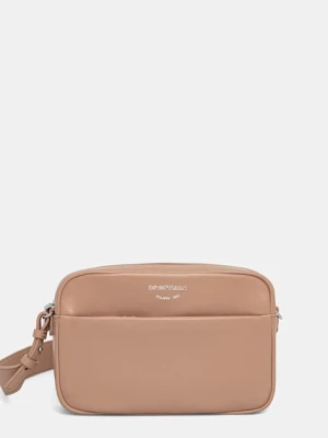 Emporio Armani torebka skórzana kolor beżowy EW003032 AF19229