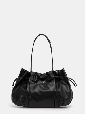 Emporio Armani torebka skórzana kolor czarny EW001496 AF14834