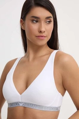 Emporio Armani Underwear biustonosz kolor biały gładki 164530 4R223