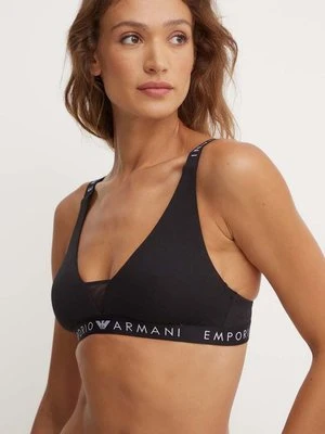 Emporio Armani Underwear biustonosz kolor czarny gładki 164866 4F227