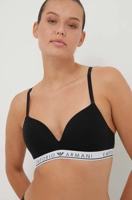 Emporio Armani Underwear biustonosz kolor czarny melanż