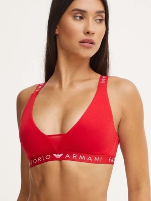 Emporio Armani Underwear biustonosz kolor czerwony gładki 164866 4F227