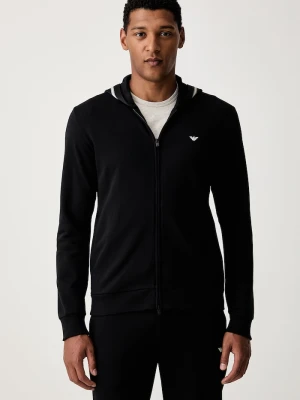 Emporio Armani Underwear bluza lounge męska z bawełną czarny