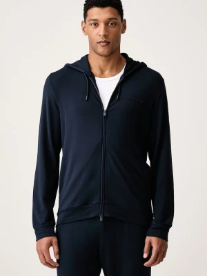 Emporio Armani Underwear bluza lounge męska z modalem granatowy