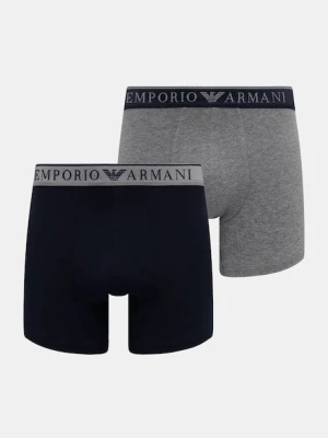 Emporio Armani Underwear bokserki 2-pack kolor szary EM000252 AF10776