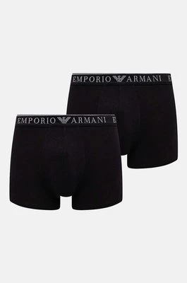 Emporio Armani Underwear bokserki 2-pack męskie kolor czarny 111769 4F720