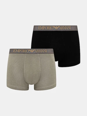 Emporio Armani Underwear bokserki 2-pack męskie kolor czarny EM000253 AF10787