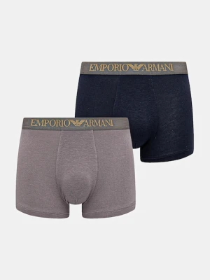 Emporio Armani Underwear bokserki 2-pack męskie kolor szary EM000253 AF10787