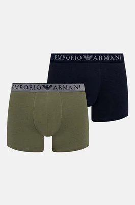 Emporio Armani Underwear bokserki 2-pack męskie kolor zielony 111769 4F720