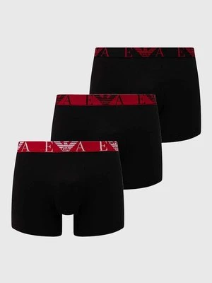 Emporio Armani Underwear bokserki 3-pack męskie kolor czarny 111473 4F715