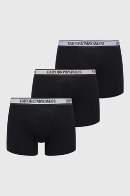 Emporio Armani Underwear bokserki 3-pack męskie kolor czarny 111473 4R717