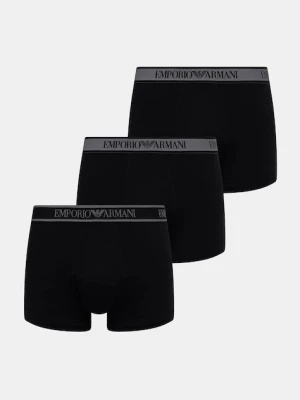 Emporio Armani Underwear bokserki 3-pack męskie kolor czarny EM000259 AF10779