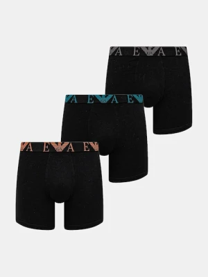 Emporio Armani Underwear bokserki 3-pack męskie kolor czarny EM000261 AF10778