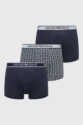 Emporio Armani Underwear bokserki 3-pack męskie kolor granatowy 112130 4R717