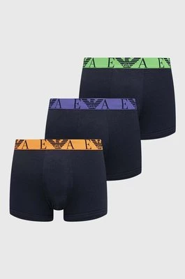 Emporio Armani Underwear bokserki 3-pack męskie kolor granatowy 111357 4R715