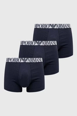 Emporio Armani Underwear bokserki 3-pack męskie kolor granatowy 111357 4R726