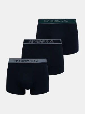 Emporio Armani Underwear bokserki 3-pack męskie kolor granatowy EM000259 AF10779