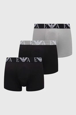 Emporio Armani Underwear bokserki 3-pack męskie kolor szary
