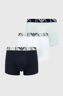 Emporio Armani Underwear bokserki 3-pack męskie kolor zielony 111357 4R715