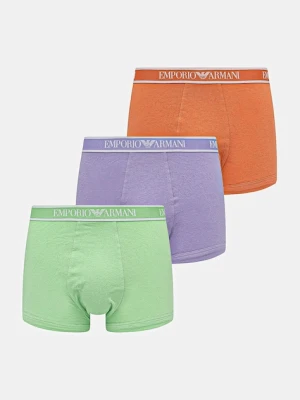 Emporio Armani Underwear bokserki 3-pack męskie kolor zielony EM000259 AF10779