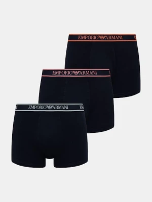 Emporio Armani Underwear bokserki dopasowane męskie 3-pack