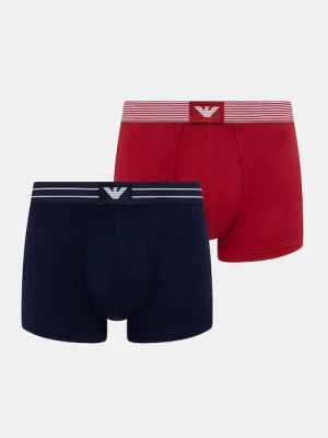 Emporio Armani Underwear bokserki męskie bawełniane z elastanem 2-pack