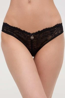 Emporio Armani Underwear brazyliany kolor czarny z koronki 164589 4R206