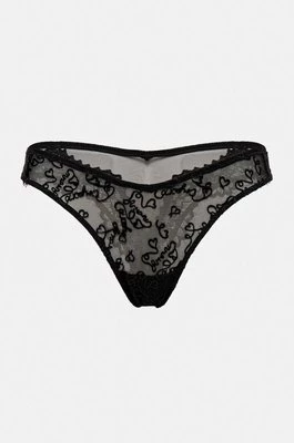 Emporio Armani Underwear brazyliany kolor czarny z koronki 164856 4F211