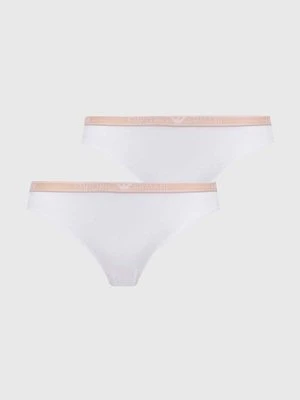 Zdjęcie produktu Emporio Armani Underwear figi 2-pack kolor biały 163334 4F223