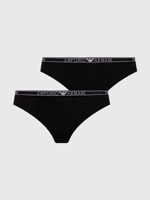 Emporio Armani Underwear figi 2-pack kolor czarny 163334 4F223