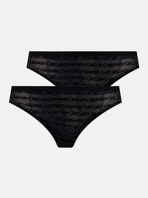 Emporio Armani Underwear figi kolor czarny z bawełny 163334 3F204