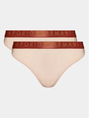 Emporio Armani Underwear Komplet 2 par fig 163337 3F235 03050 Beżowy