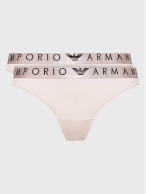 Emporio Armani Underwear Komplet 2 par fig brazylijskich 163337 2F235 00470 Różowy